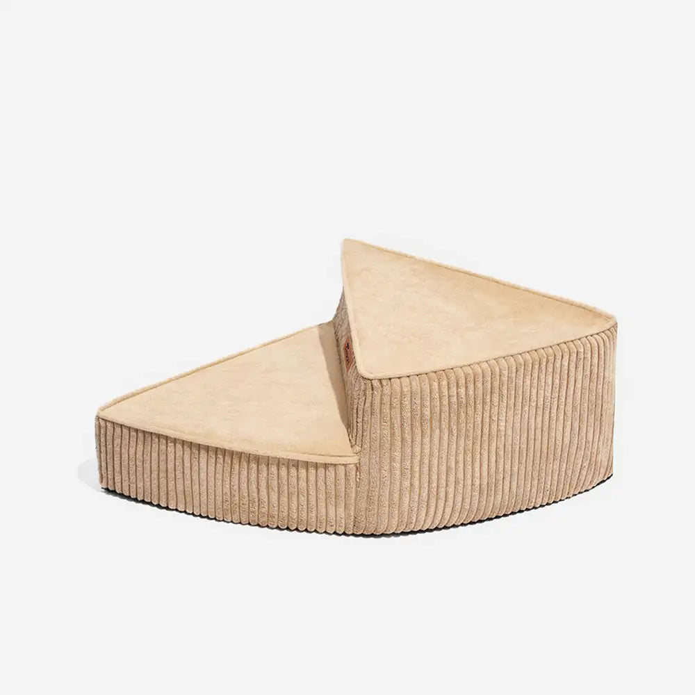 Cozy Corduroy Joint-Friendly Removable Spiral Pet Stairs - CreamyStep