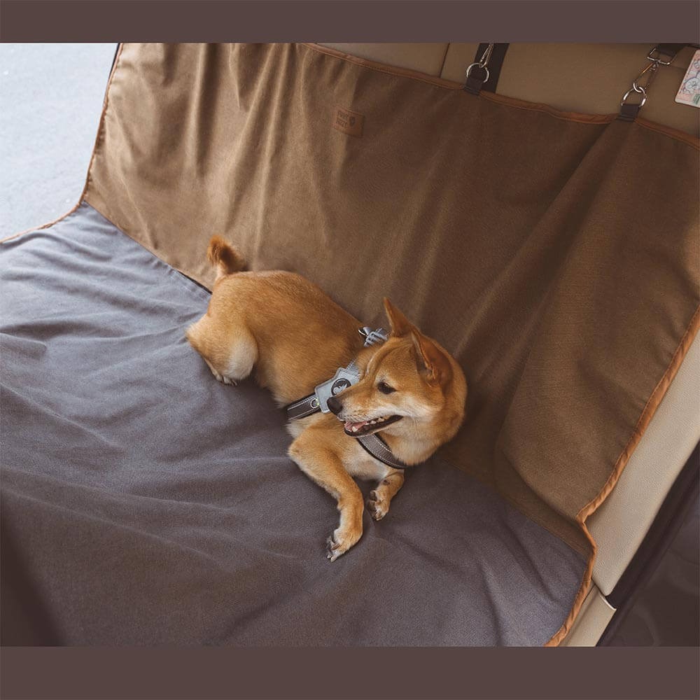 Classic Retro - Waterproof Camping & Car Dual-Use Back Seat Cover