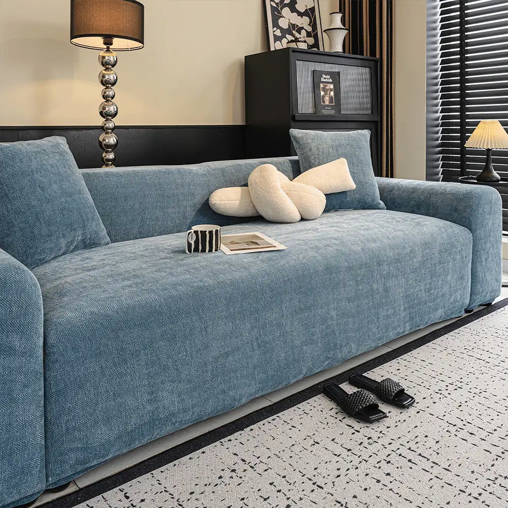 Herringbone Full Coverage Comfortable Scratch-Resistant Sofa Protection Magic Couch Cover
