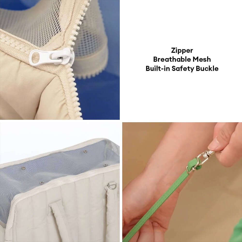 Portable Nylon Lightweight Breathable Travel Dog & Cat Carrier Bag