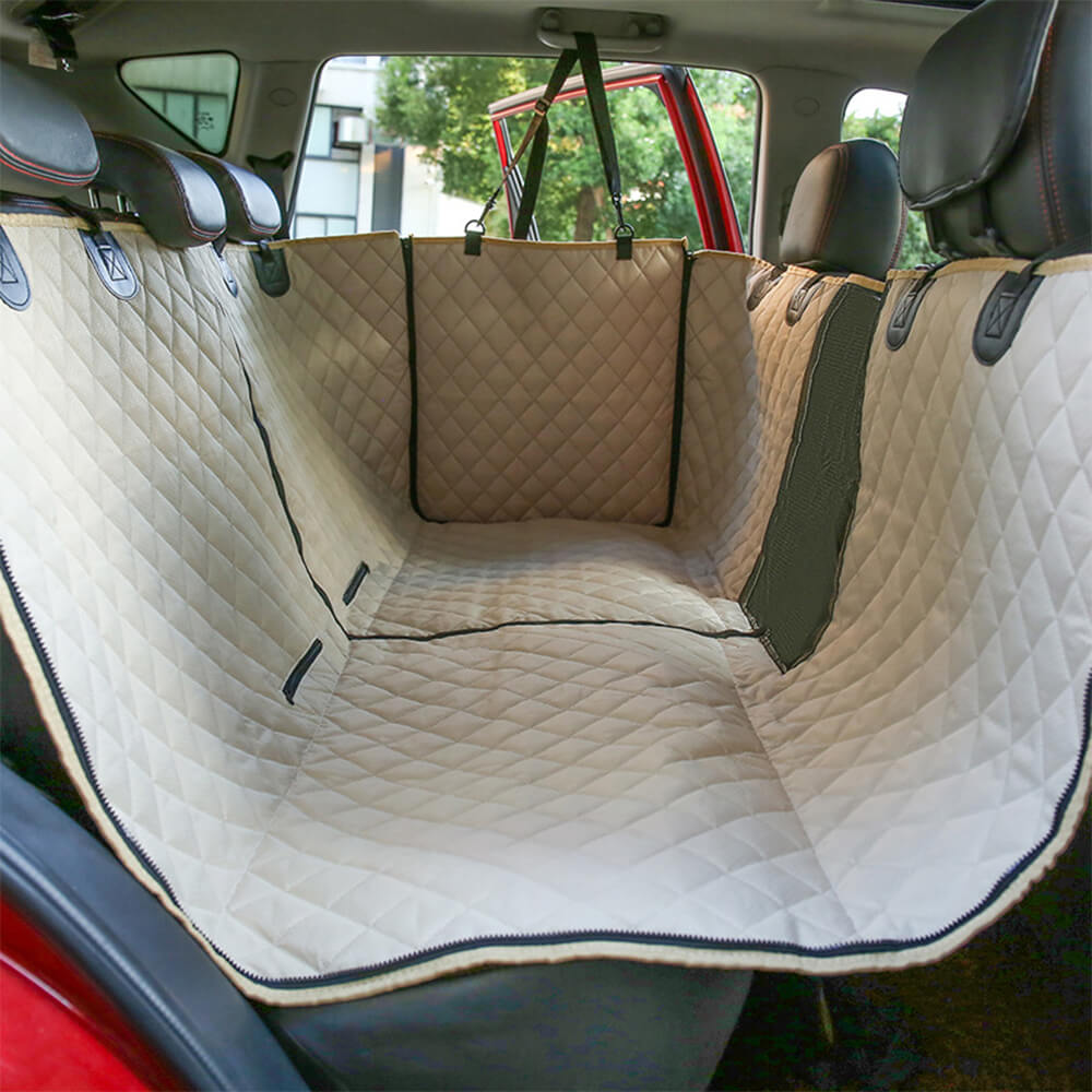 Waterproof Multi-Use Car Dog Seat Cover – Convertible Back Seat Protector for Pets