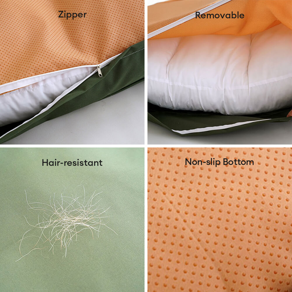 Waterproof & Hair-Resistant Thick All-Season Washable Large Dog Bed