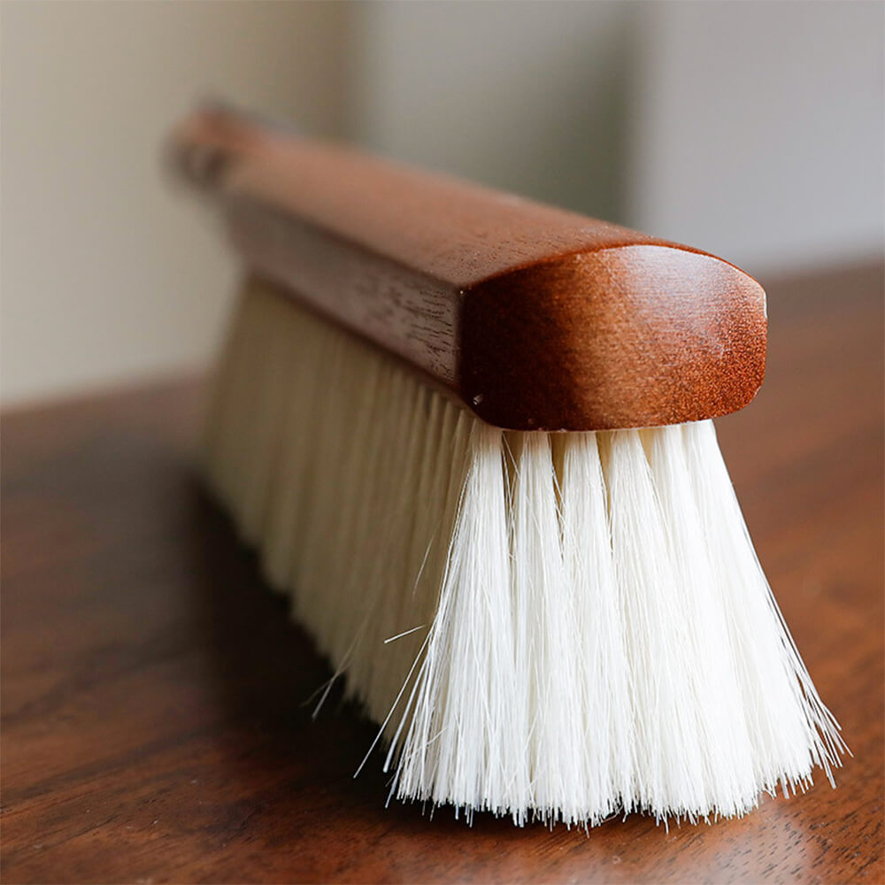 Sandalwood Handle Wool Bristle Multifunctional Dust Cleaning Brush