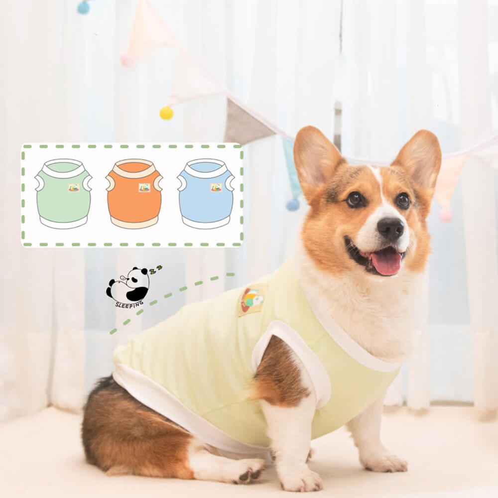 Dog Fall Lightweight T-Shirt Vest Anti-Shedding and Cold-Proof Pet Clothes