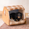 Classical Plaid House Orthopedic Dog Bed - Retreat Cabin
