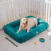 Cama grande impermeável para cães com suporte surround totalmente ortopédico