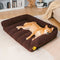 Large Soft Supportive Headrest Orthopedic Dog Sofa Bed - Cloudy Napper