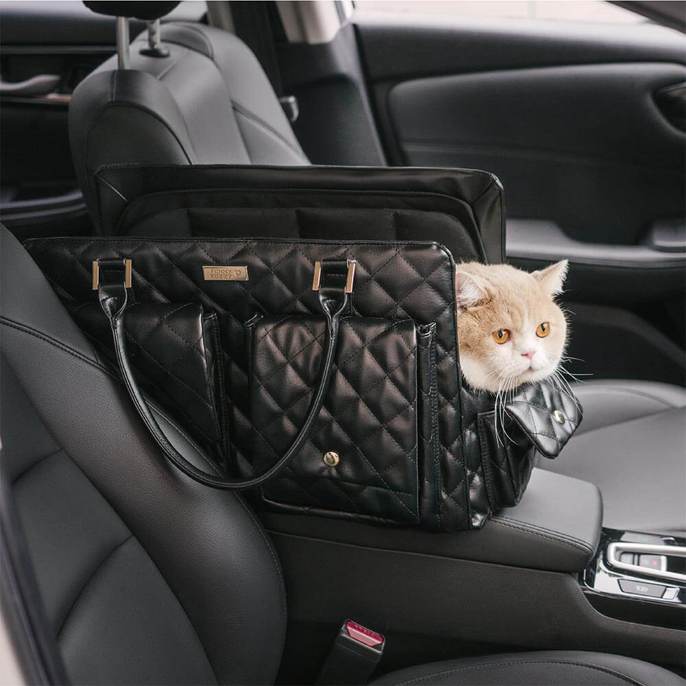 Large Carrying Stylish Multi-Functional Human-Cat Shared Travel Cat Bag - Wandering Tail