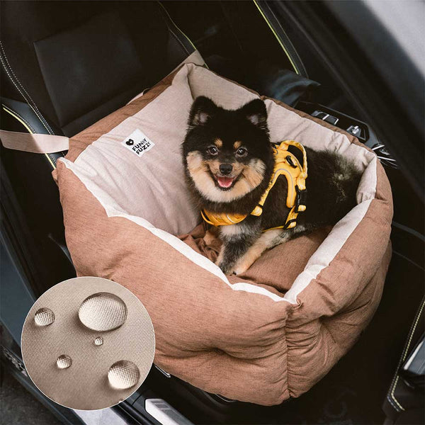Proteção de viagem Booster Cama de assento de carro para cachorro elevada e espessa à prova d'água