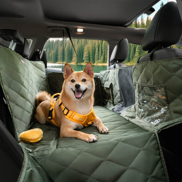 Extensor de assento traseiro para cachorro com cobertura total extra grande para quarto móvel - ideal para viagens e acampamento