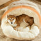 Fun Slipper-style Warm Removable And Washable Enclosed Pet Bed