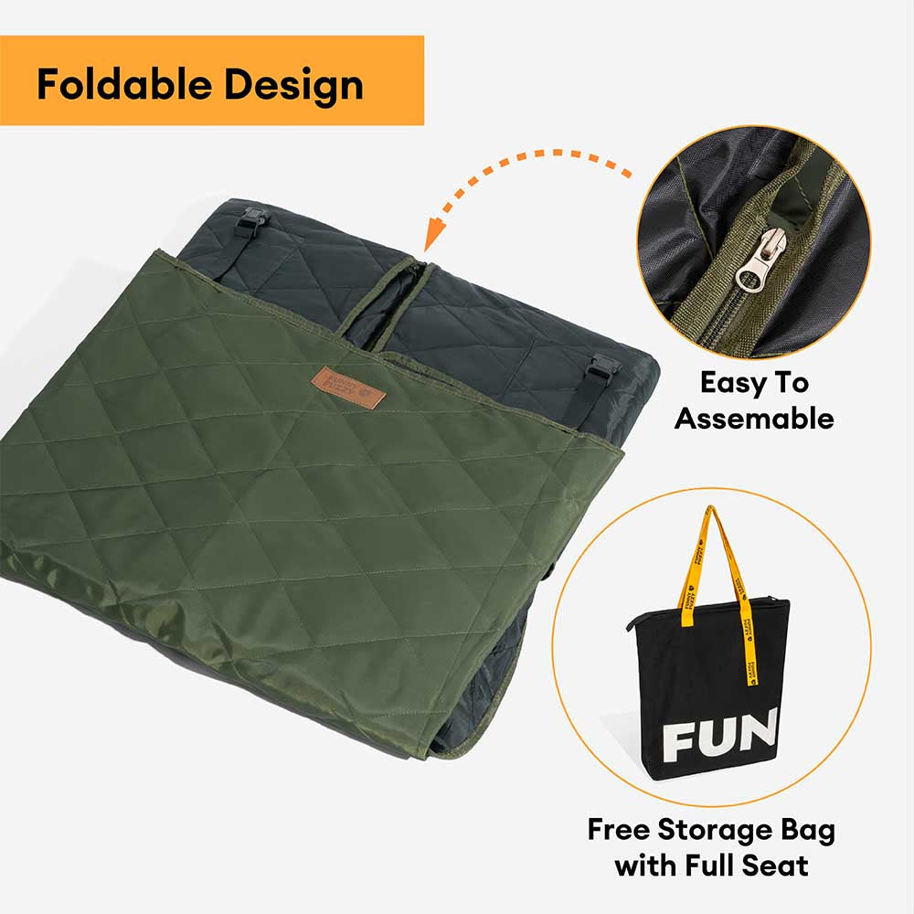 Extensor de assento traseiro para cachorro com cobertura total extra grande para quarto móvel - ideal para viagens e acampamento