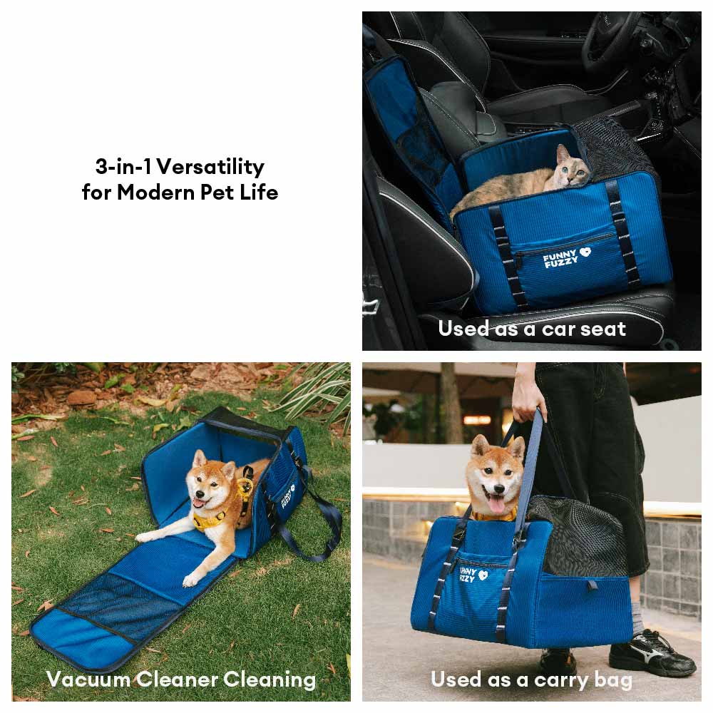 Lightweight Waterproof Safety Dog Booster Car Seat ＆ Pet Carrier - Gympet