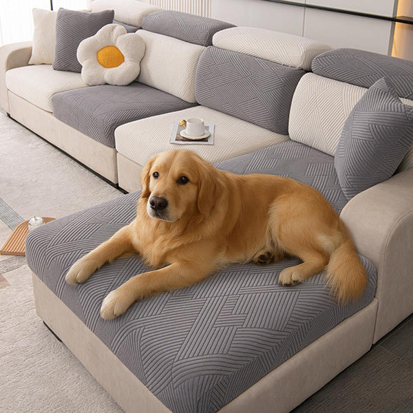 Modern Geometric Stretch Full-Wrap Magic Couch Cover