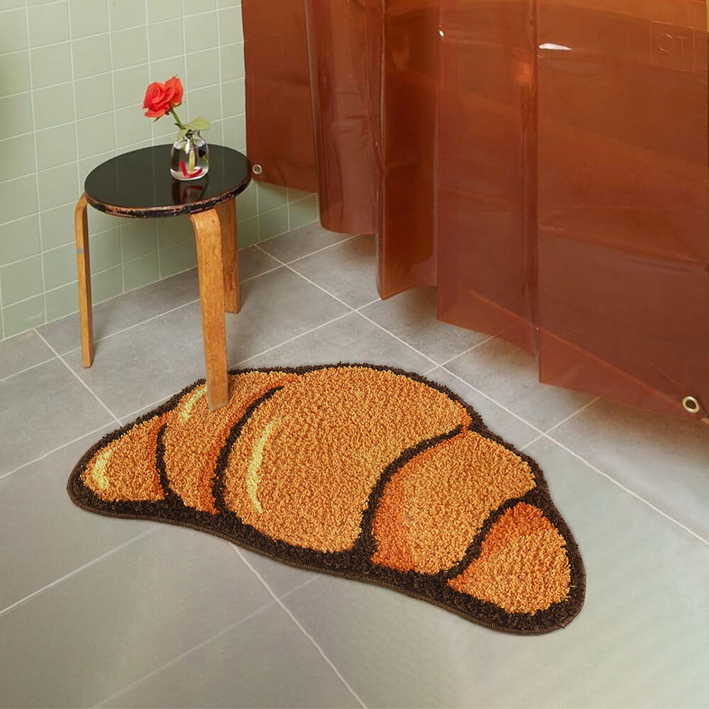 Croissant Microfiber Multi-Functional Decorative Non-Slip Rug Home Rug