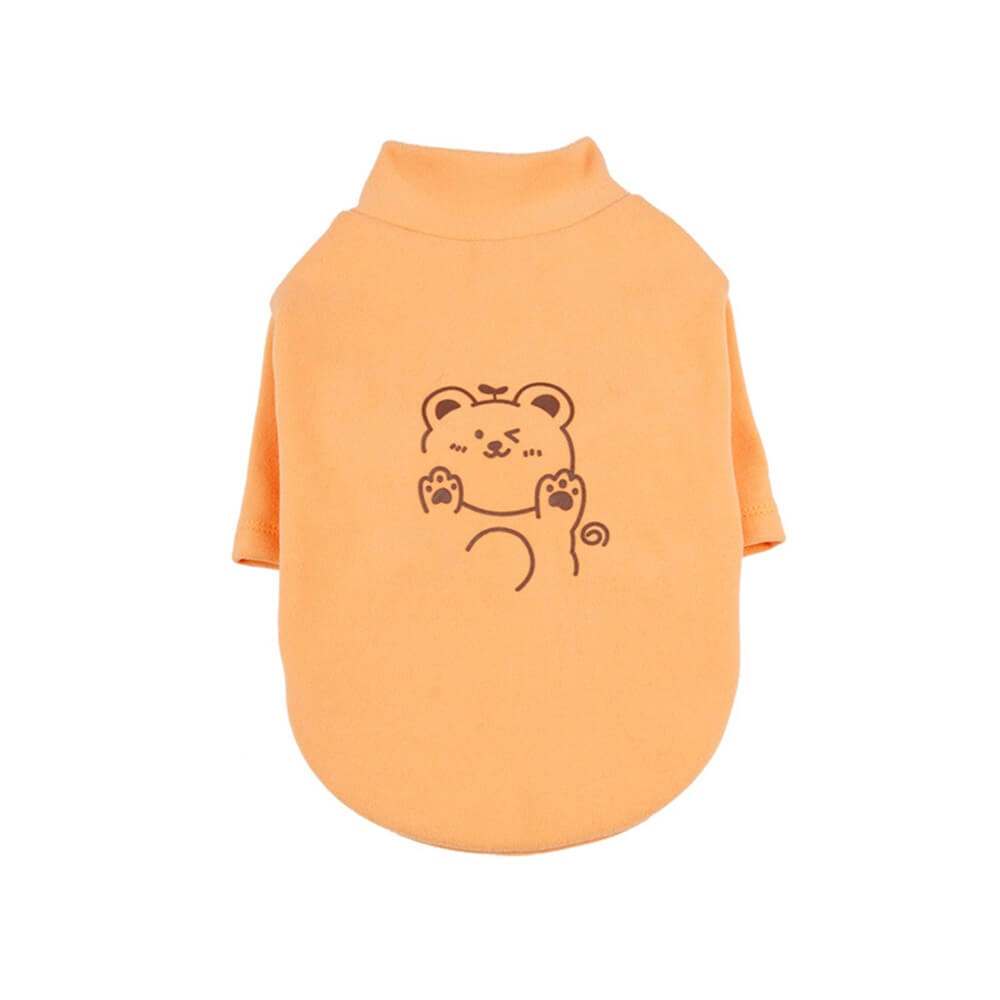 Cute Bear Print Dog T-Shirt – Soft and Stylish for Everyday Comfort