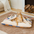 All-Season Reversible Boho Cave Covered Calming Dog Bed - HugSack