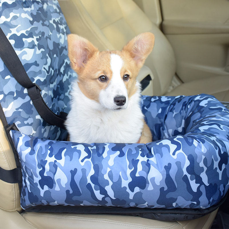 Cama com capa de assento de carro para cachorro à prova d'água de segurança para viagem