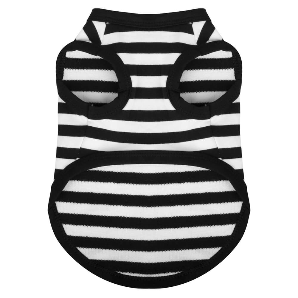 Summer Cotton Thin Striped Vest Pet Clothes