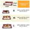 Vintage Plaid Plush Whashable Bolster Dog Sofa Bed - Chris-Nook