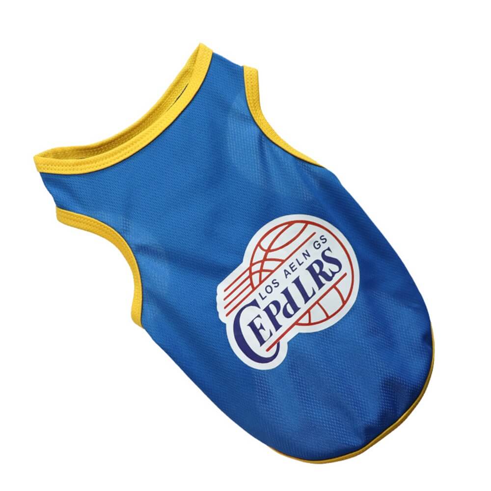 Sporty Basketball Jersey for Dogs - Athletic Pet Apparel