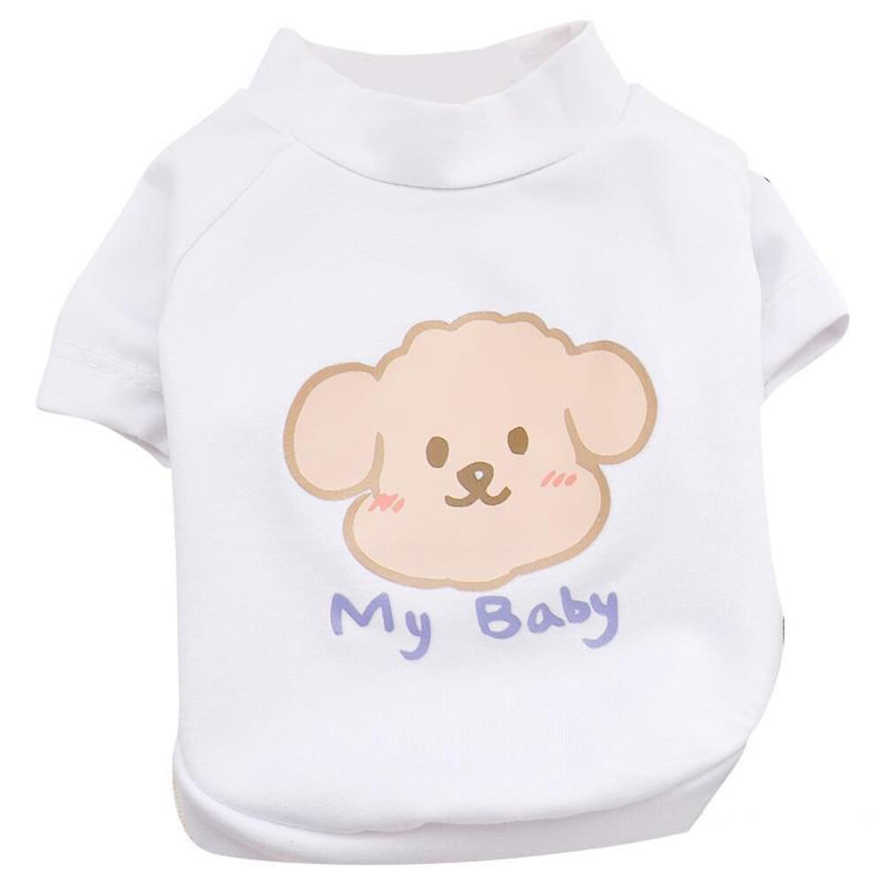 Cute "My Baby" Dog Shirt - Adorable and Cozy Pet Apparel