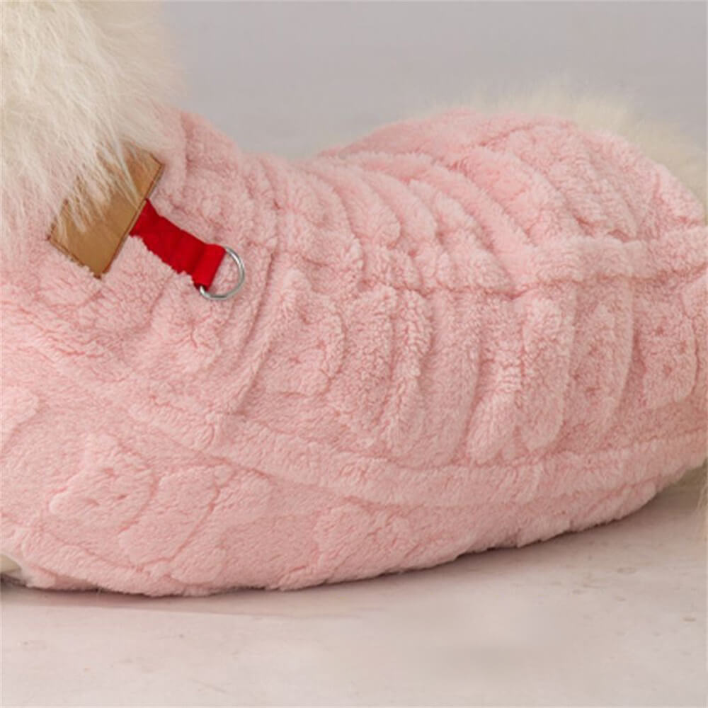 Plush and Cozy Dog Vest - Perfect for Winter Warmth