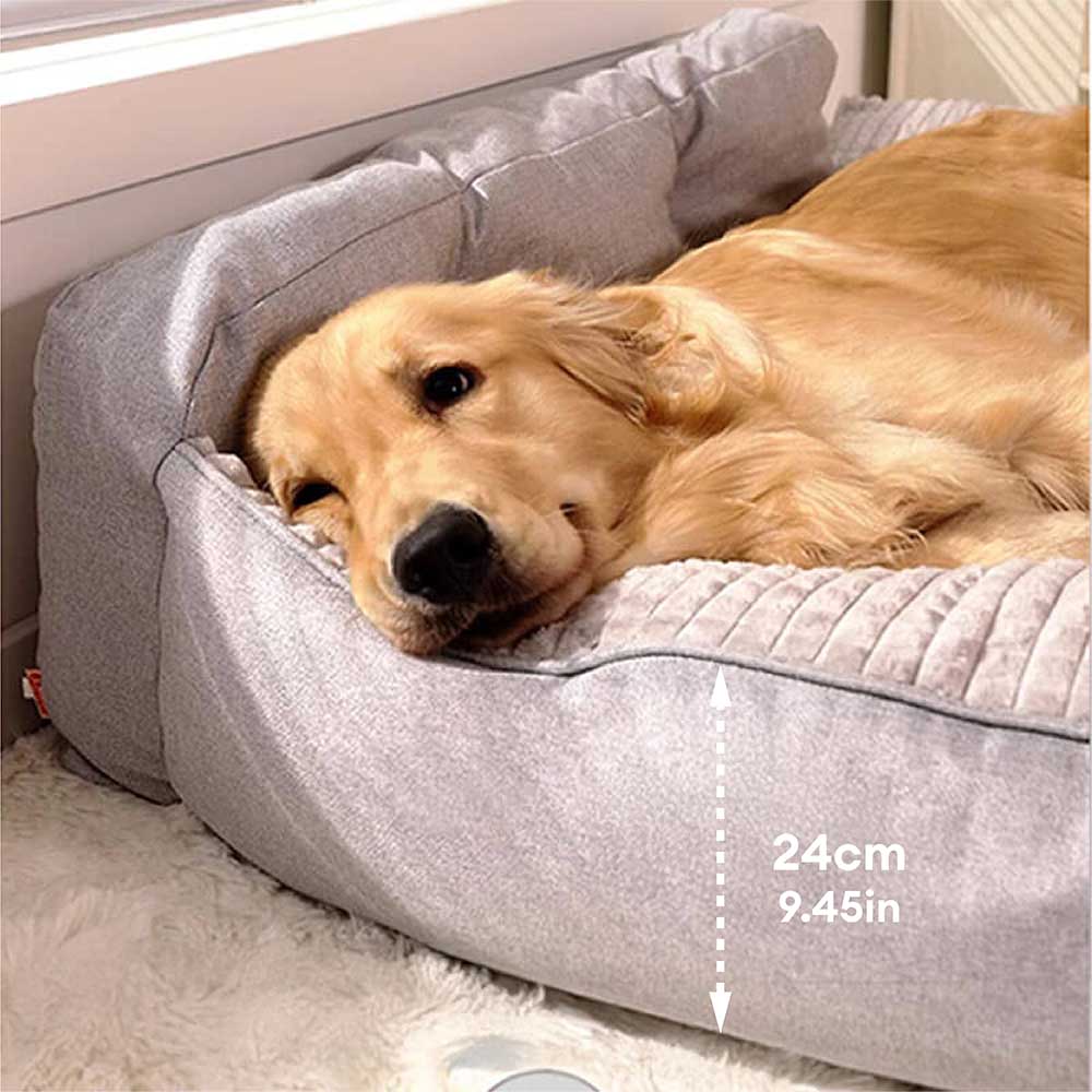 Cama grande e lavável para cães e gatos, espessada para todas as estações