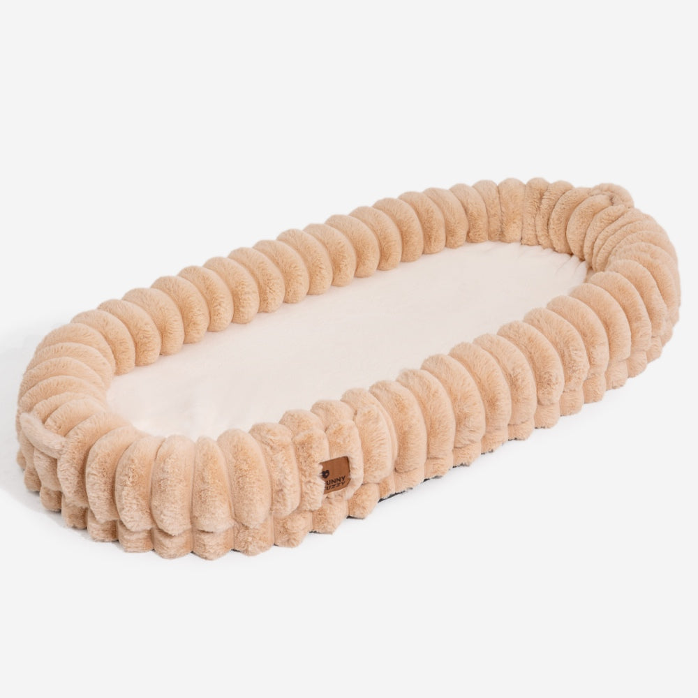 Classic Fluffy Super Large Donut Human Dog Bed - Cuddle Cradle