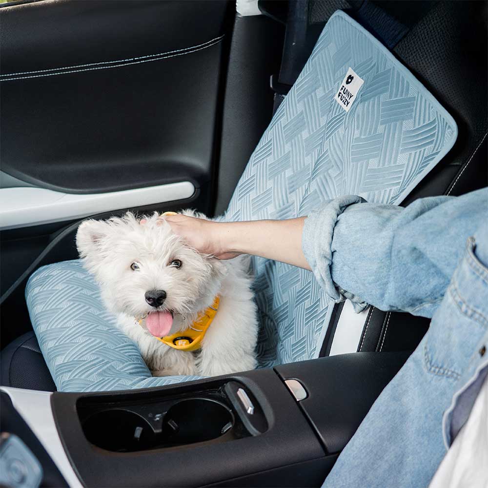 Cooling Travel Bolster Safety Back Seat Large Dog Car Seat Bed - Chill Rover