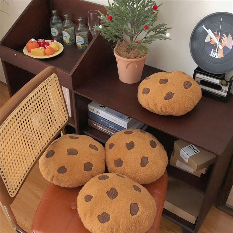 Decoração de quarto com almofada de sofá cortador de biscoitos fofo