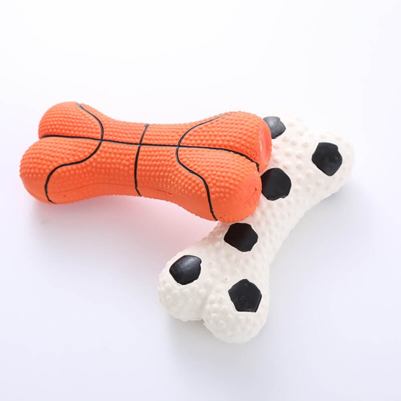 Durable Squeaky Bone Toy Dog Chew Toy