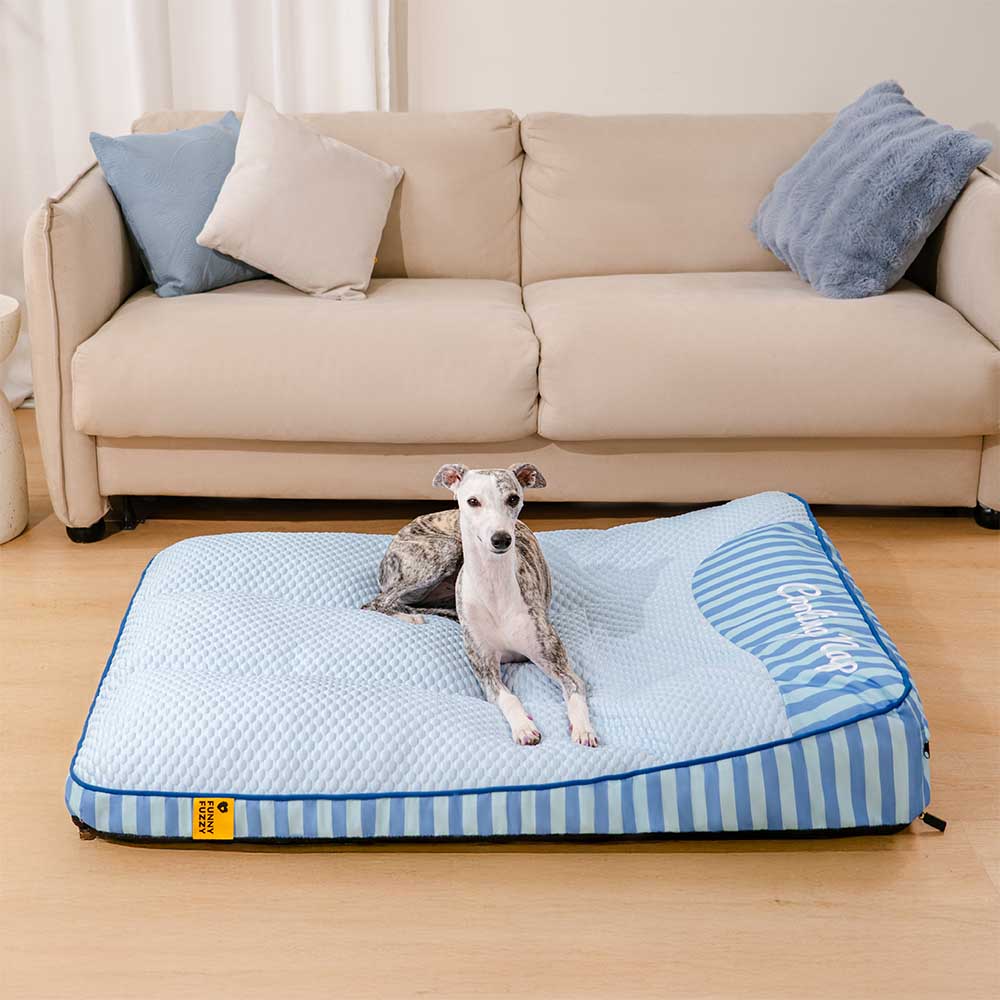 Extra Large Cooling Washable Rectangle Orthopedic Dog Bed - Cooling Nap