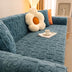 Floral Jacquard Fleece for Warmth Couch Cover