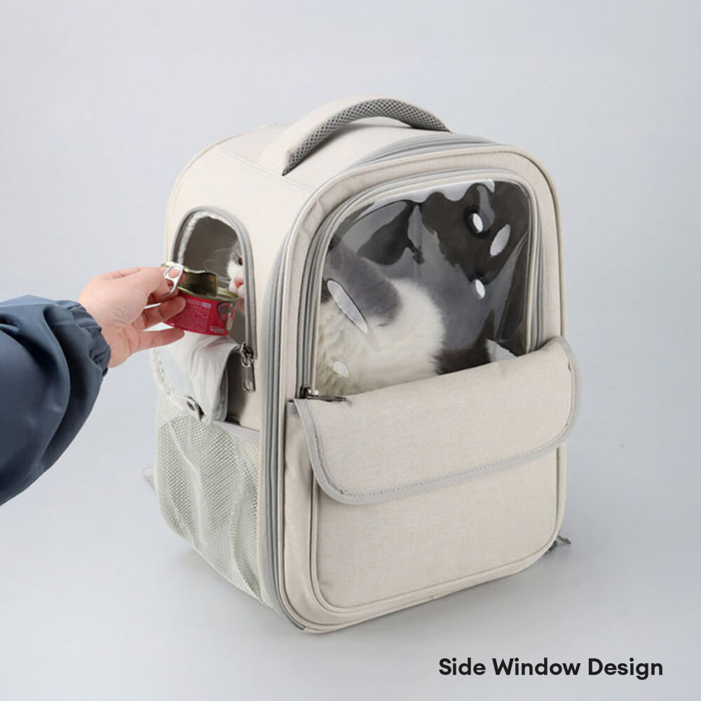 Breathable Lightweight and Foldable Pet Backpack Cat Carrier Bag