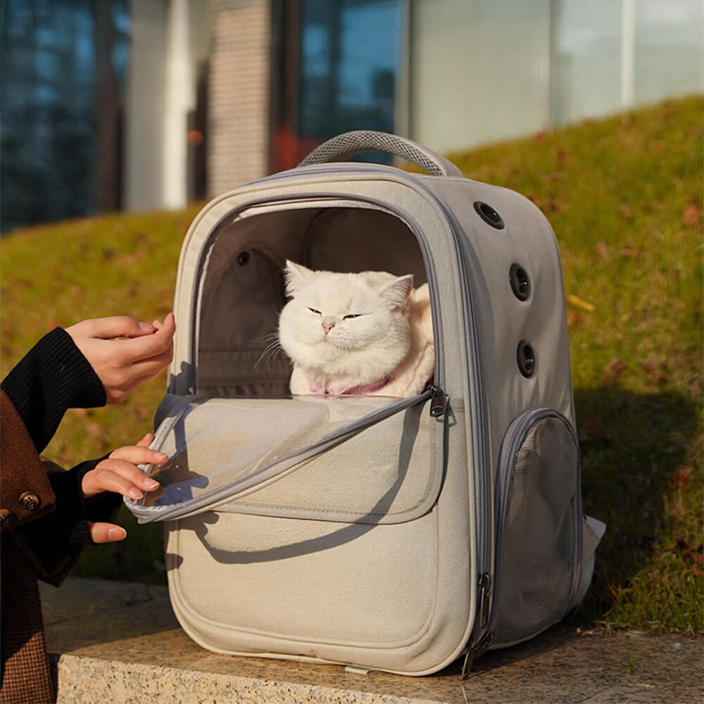 Breathable Lightweight and Foldable Pet Backpack Cat Carrier Bag