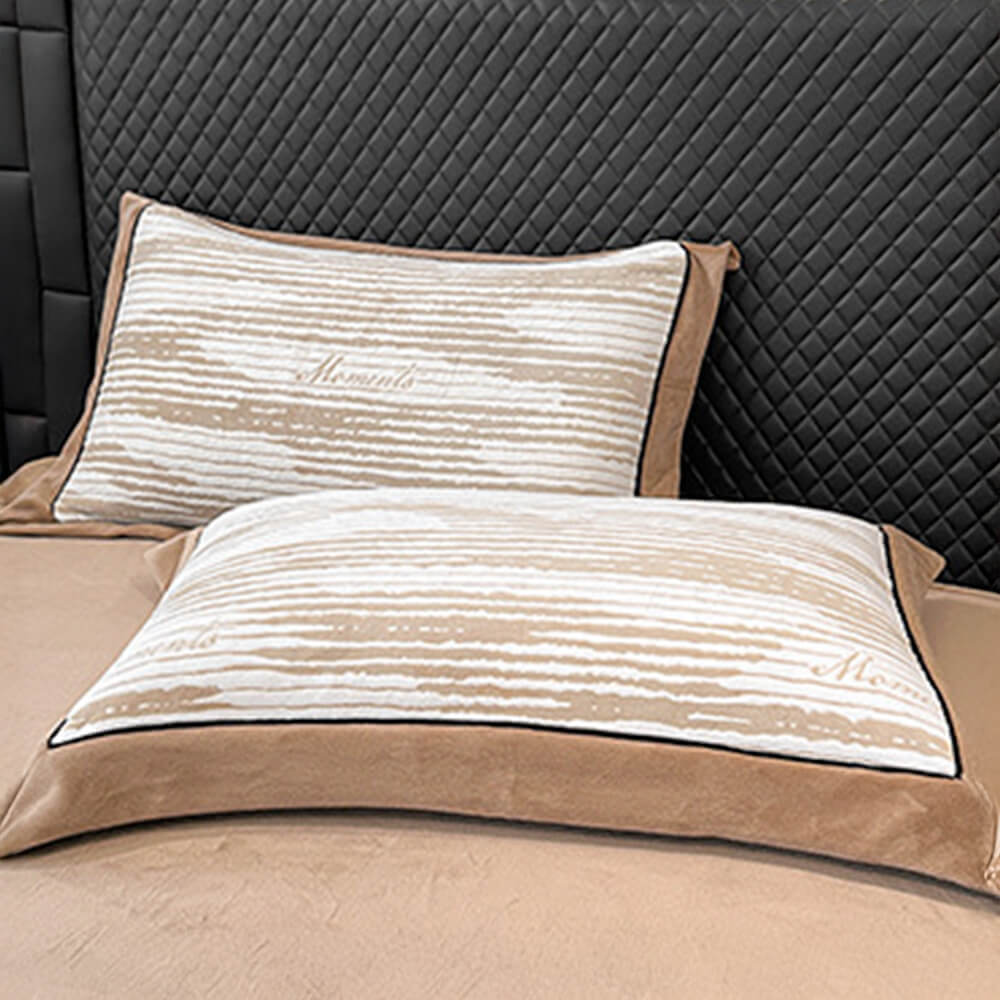 Luxurious Double-Sided Milk Velvet Warm Bed Sheet Set