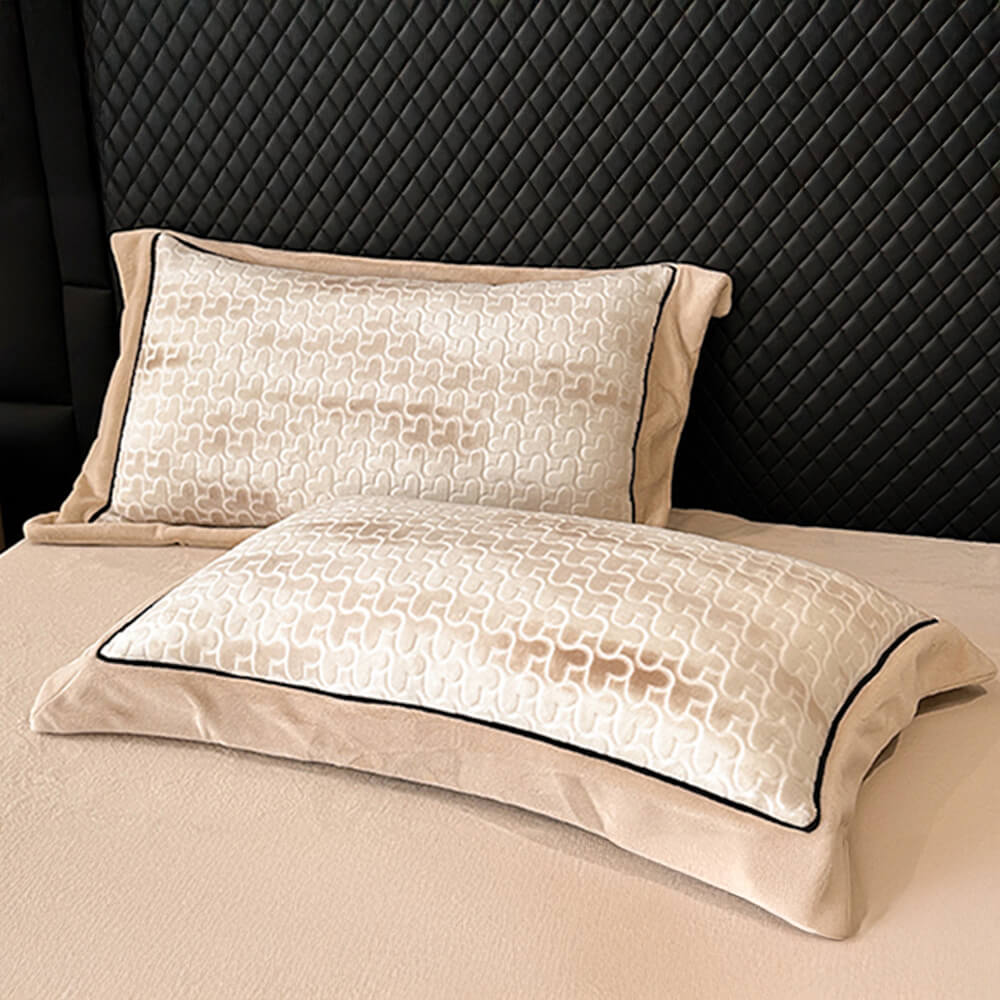 Luxurious Double-Sided Milk Velvet Warm Bed Sheet Set