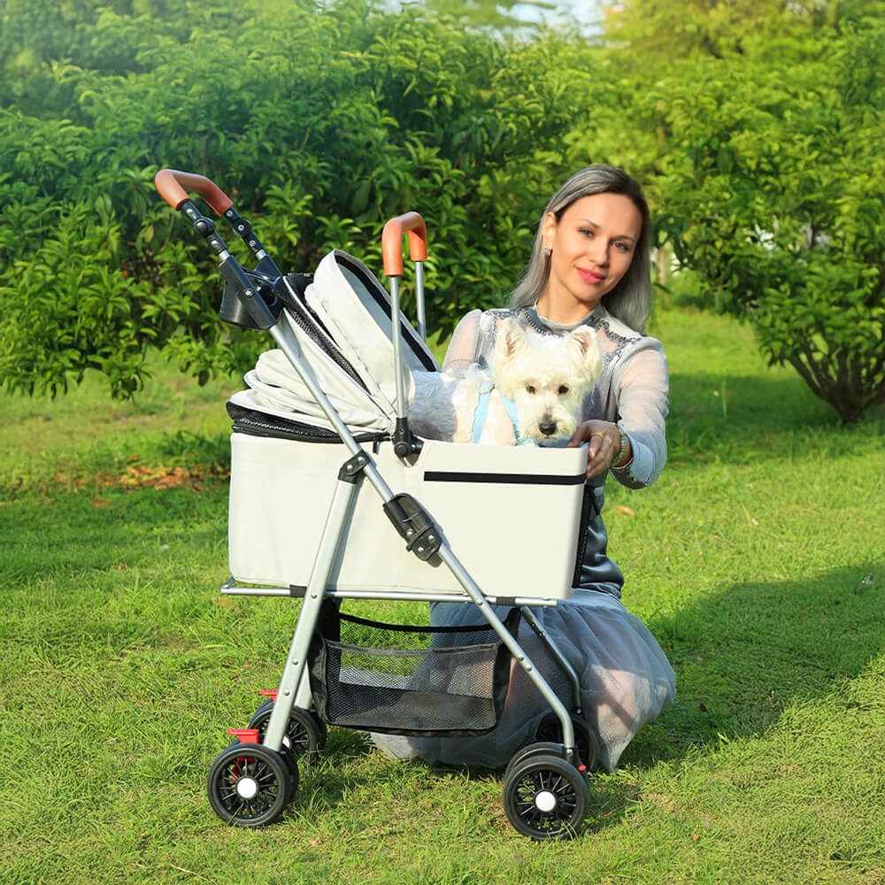 Outdoor Multifunctional Lightweight Foldable And Detachable Pet Stroller