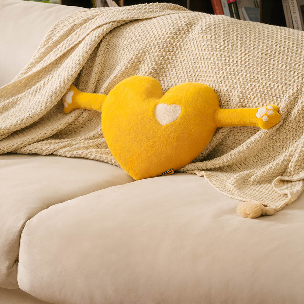 FUNNYFUZZY Plush Cozy Pillow - Hug Heart