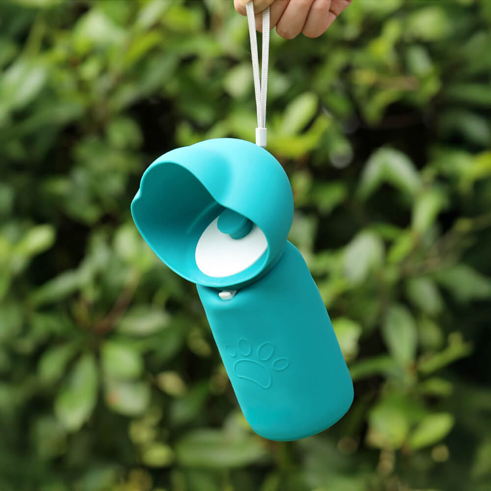 Portable Outdoor Folding Sealed Soft Silicone Pet Water Bottle