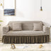 Seersucker Non-Pilling Romantic Skirted Magic Couch Cover