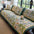 Vintage Botanical Quilted Non-Slip Couch Cover – French Farmhouse Style