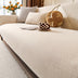 Chenille Minimalist Anti-Slip Fabric with Cat Scratch-Resistant Design Couch Cover