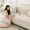 Classic Fashion Textured Thick Chenille Couch Cover