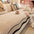 Non-Slip Herringbone Chenille Couch Cover with Wavy Edges