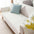 Pure Cotton Lace Trim Embossed Couch Cover
