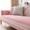 Pure Cotton Lace Trim Embossed Couch Cover