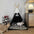 Cute and Funny Striped Semi Enclosed Dog & Cat Tent