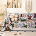 Dog Park Themed Anti-Scratch Tassel Edge Throw Couch Cover